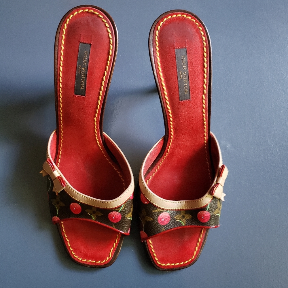 Takashi Murakami Cerise Mules